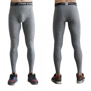 Pantallona kompresioni për meshkuj Triko atletike me shtresë bazë për vrapim të basketbollit yoga