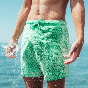Мужчынскія плаўкі Хуткасохлыя шорты для плавання Смешныя пляжныя шорты