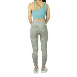Γυναικείο παντελόνι με ψηλόμεσο ύφασμα γιόγκα χωρίς ραφή