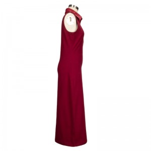 Rochie de golf roșie fără mâneci pentru femei