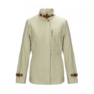 Awéwé Stand Collar Softshell Jaket Jeung Concealed Zippered