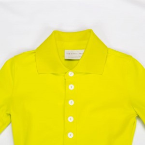 여성 옐로우 니트 셔츠