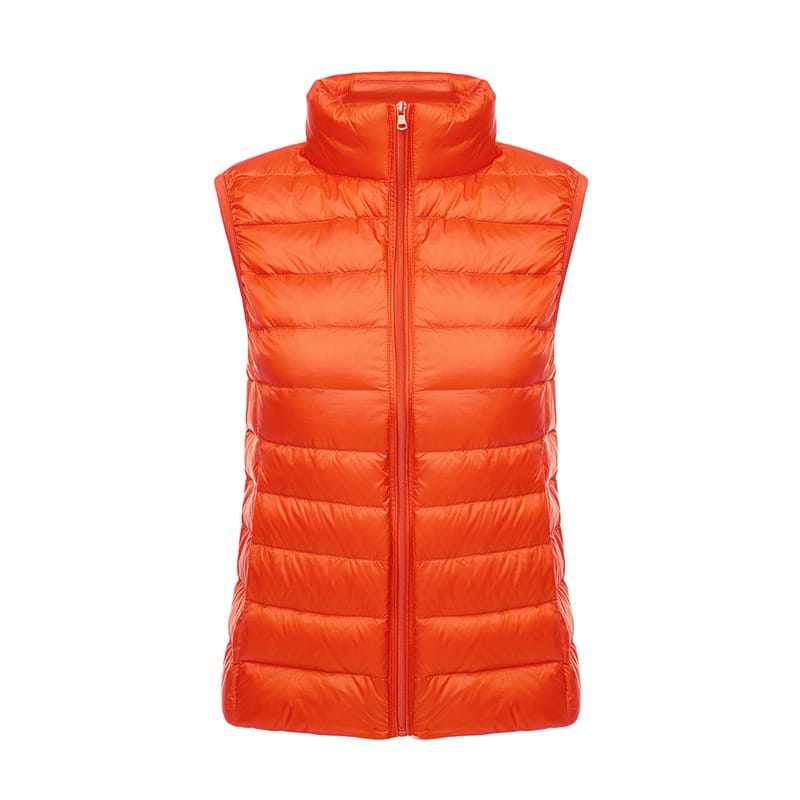 Abagore Boroheje Bashyushye Puffer Vest Yiruka Imbeho Hybrid Sleeveless Quilted Water Resistant Jacket