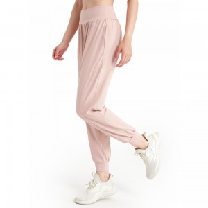 Pantaloni de antrenament ușori pentru femei – Pantaloni de alergare ocazional în aer liber cu buzunare