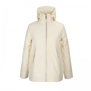 အမျိုးသမီးအနွေးထည် Soft Hooded Softshell Jacket