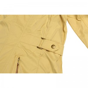 Softshell-jakke med stående krage for kvinner med skjult glidelås