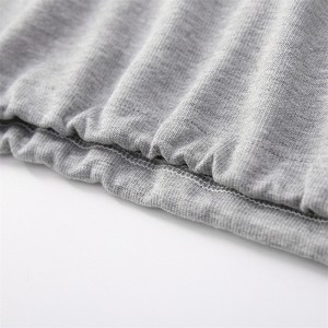Jersey básico de 2 piezas de manga larga con solapa y media cremallera para niñas
