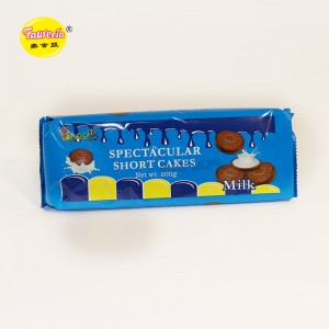 Faurecia möhtəşəm qısa tortlar 200q şokolad südlü sendviç biskviti