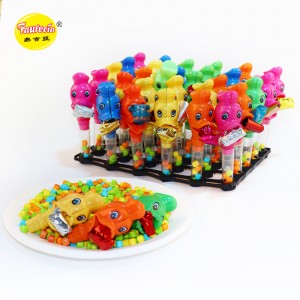 Модель игрушки-свистка Faurecia в форме утки с разноцветными конфетами