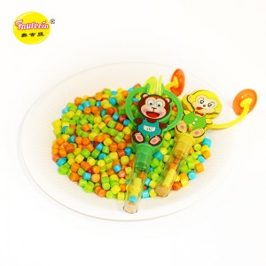 Модель игрушки "хлопающая обезьянка" Фауресия с разноцветными конфетами