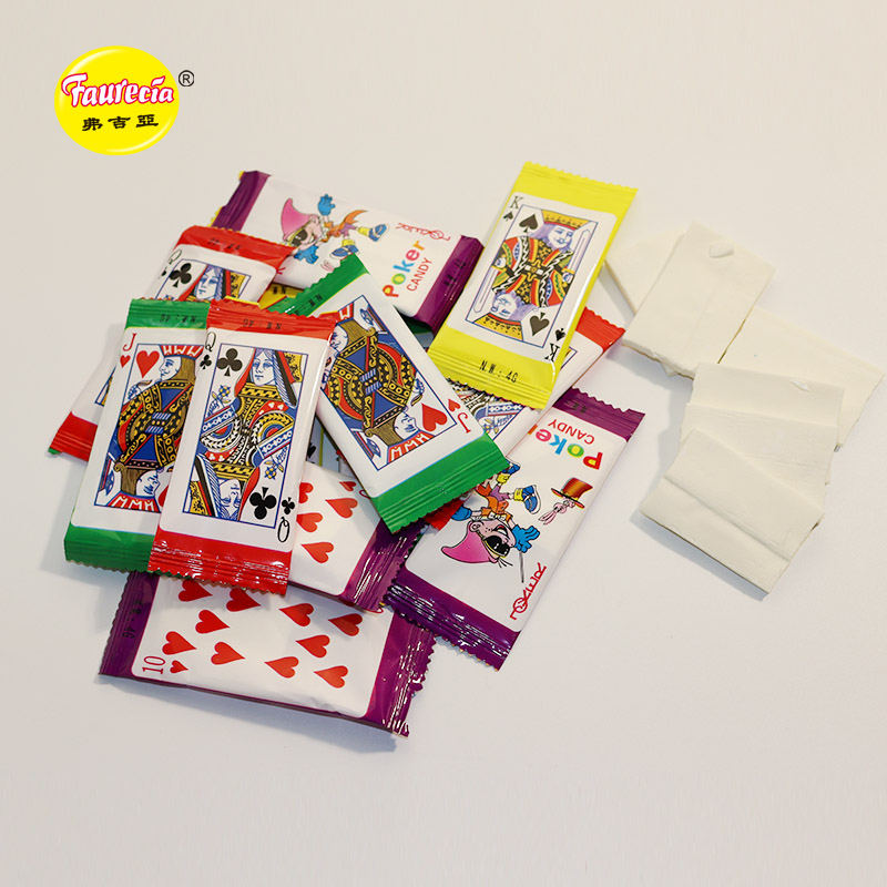Faurecia Poker Milk Candy Tablet ທຸງຊາດ 4g