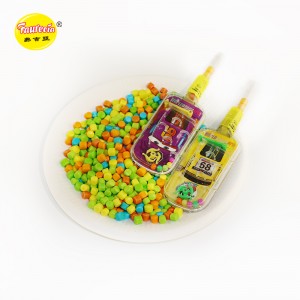 צעצוע חינוכי של מכונית מירוץ של Faurecia עם ממתקים צבעוניים
