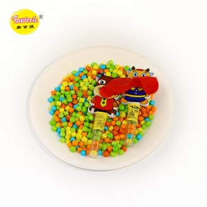 Faurecia soprando globos-xoguete modelo vaca con doces de cores