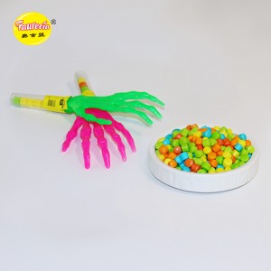Faurecia spookhandvorm model speelding met kleurvolle lekkergoed