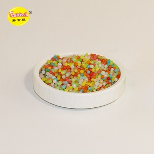 Faurecia 2 in 1 වැලි වීදුරු කැන්ඩි පළතුරු රසය lollipop Hard Candy