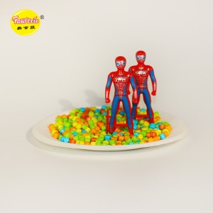 Renkli şekerli Faurecia Spider-Man（kırmızı) model oyuncak