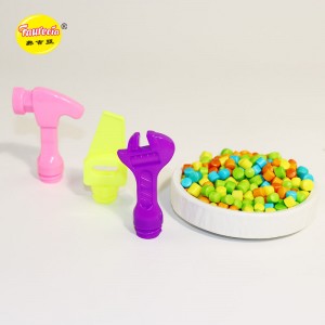Faurecia værktøjskassen model legetøj med farverigt slik
