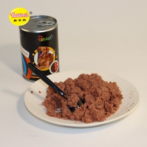 Faurecia Hundefutter in Dosen für Welpen und Erwachsene, Rindfleischgeschmack, 400 g