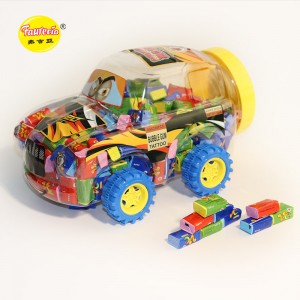 Mașină de curse de viteză Faurecia model de gumă de mestecat bomboane de jucărie