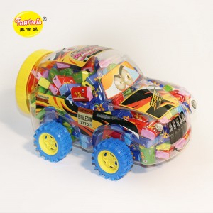 Играчка бонбони со модел на гума за џвакање за тркачки тркачки автомобил Faurecia