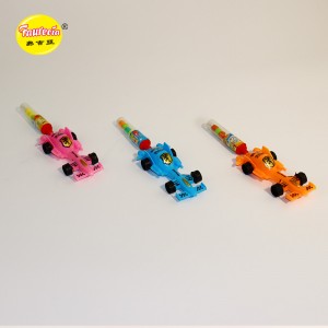 Faurecia eco power fyrdrivna fordonsmodell leksak med färgglada godis