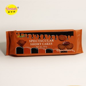 फॉरेसिया नेत्रदीपक शॉर्ट केक्स 200 ग्रॅम चॉकलेट मिल्क सँडविच बिस्किट