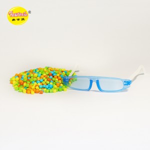 फ़ौरेशिया चश्मे के आकार की खिलौना कैंडी, कंप्रेस कैंडी के साथ (2kodp)
