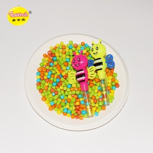Игрушка в форме счастливой пчелки Фауресия с разноцветными конфетами