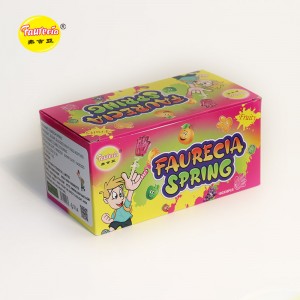 Faurecia spring fruit smaak rock papier skjirre finger lollipop