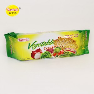 Faurecia Vegetable Crackers Organic គុណភាពខ្ពស់ ខូគីសុខភាព 200 ក្រាម។