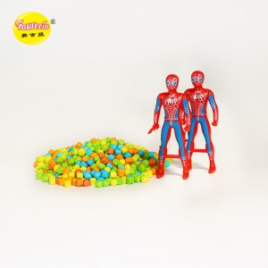 Faurecia Spider-Man (κόκκινο) μοντέλο παιχνίδι με πολύχρωμη καραμέλα