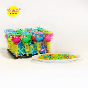 Jucărie model Faurecia în formă de elicopter cu bomboane colorate