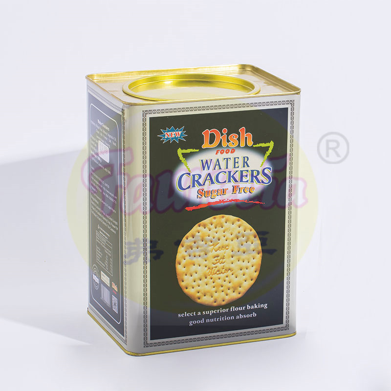 Chakula cha Dish Wtaer Crackers Sukari Bila 200g