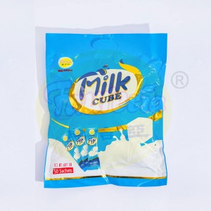 Faurecia Milk Choco Cube Бонбони ширӣ 2,75 г 50 дона