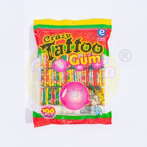 Faurecia Crazy Tattoo Gum 100pcs Chewing-gum