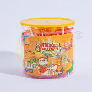 Faurecia Shapes Lollipops caramelle alla frutta per bambini 4 forme
