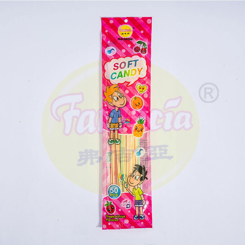 Faurecia Soft Candy Child Candy 50 ცალი ხილის კანფეტი