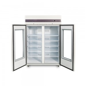 +2~+15℃ Laboratory Refrigerator – 1100L – Glass Door