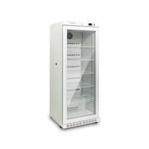 +2~+8℃ Pharmacy Refrigerator – 390L – Glass Door