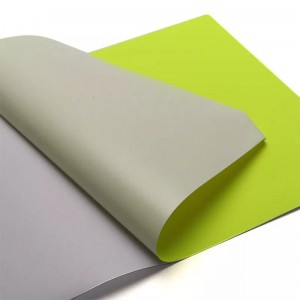 Živo obarvane fluorescentne nalepke iz papirja