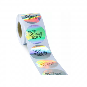 Laserske papirnate nalepke za zaščito blagovnih znamk proti ponarejanju