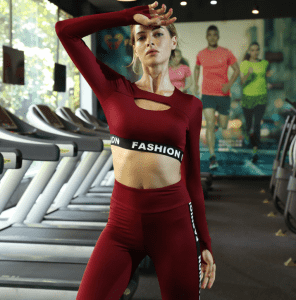 Set Sukan Suit Yoga Lancar Pakaian Gim Kecergasan Wanita Atasan Tanaman Atasan Pinggang Tinggi Bingkap Set Latihan Berusuk Pakaian Olahraga