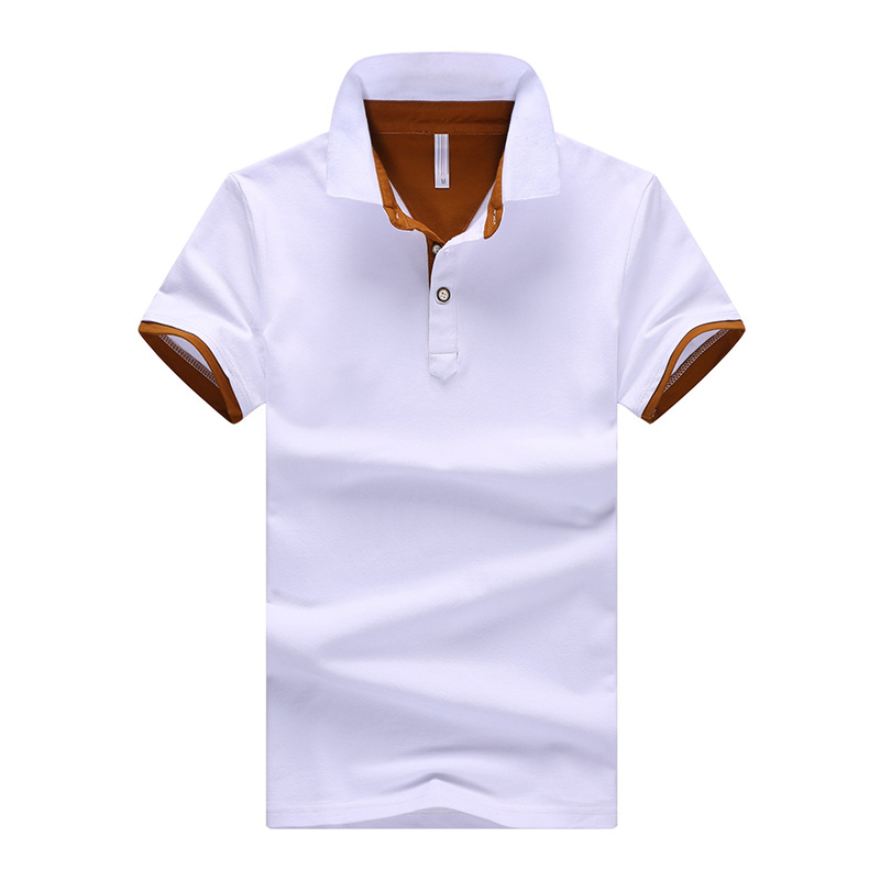 Polo persunalizatu in grossu di moda, t-shirt polo 100% cotone, polo manica corta, t-shirt polo
