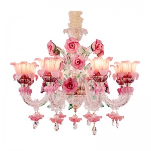 I-TIME DREAM SERIES ye-chandelier eyenziwe ngesandla, i-MURANO chandelier, i-crystal chandelier, i-flower chandelier eyenziwe ngesandla, ukukhanya kwe-Murano, i-Villa chandelier