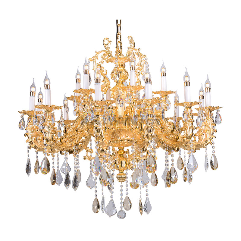 China The Catania series for brass chandelier, crystal chandelier, French brass  chandelier, brass chandelier, Brass lighting, Villa chandelier Supplier and  Factory