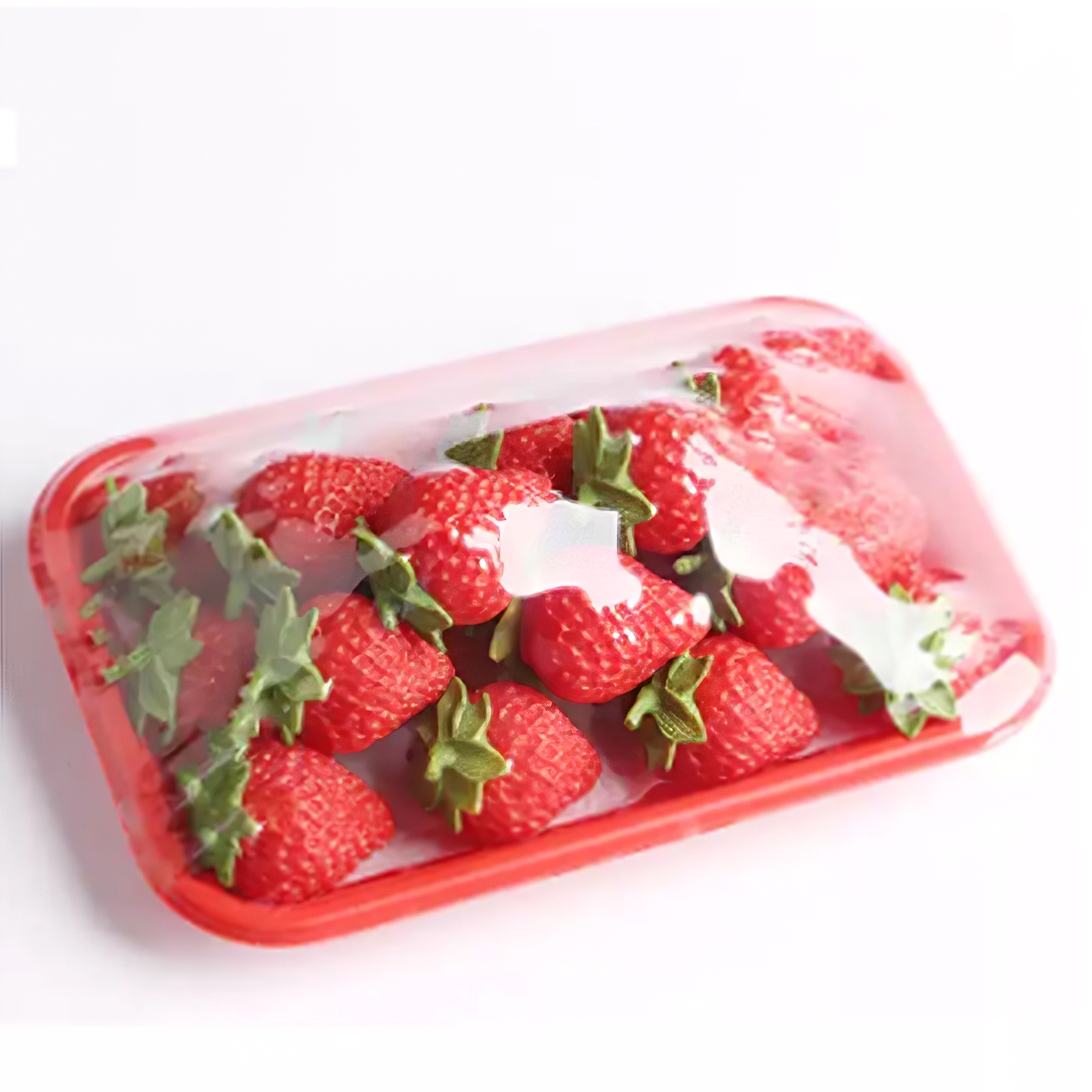 Jahodové balenie Blister Priehľadná nádoba Plastová biologicky odbúrateľná krabička na ovocie