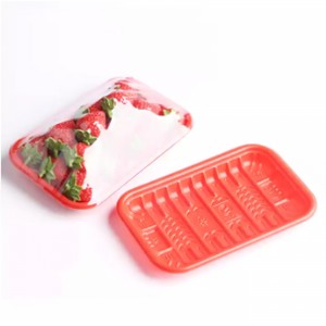 स्ट्रॉबेरी पॅकेजिंग फोड साफ कंटेनर प्लास्टिक बायोडिग्रेडेबल फळ बॉक्स