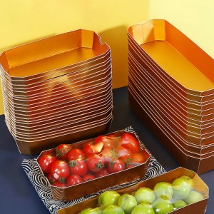Golden Kraft Box Containers კვების ყუთი