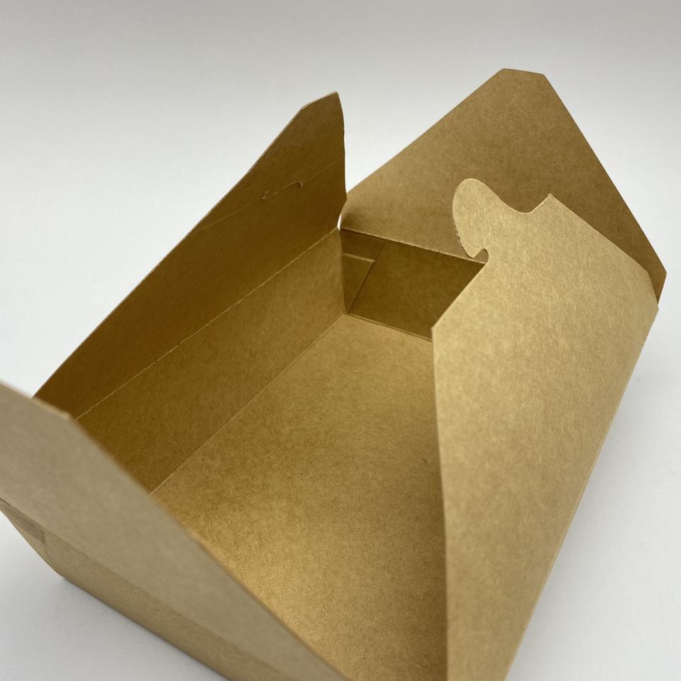 جعبه بسته بندی با زاویه سمت راست کاغذ کرافت