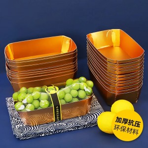Golden Kraft Box Containers Food Box